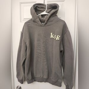 Kanye West kid Cudi concert Gray Men's hoodie